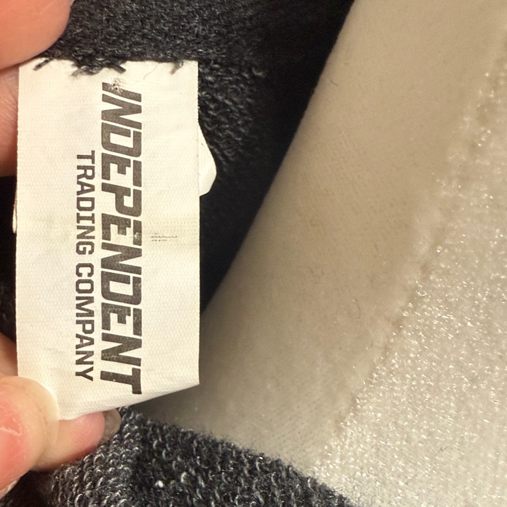 Foo Fighters grey Zip-Up Hoodie with Foo Fighters design on the back. - Picture 7 of 8